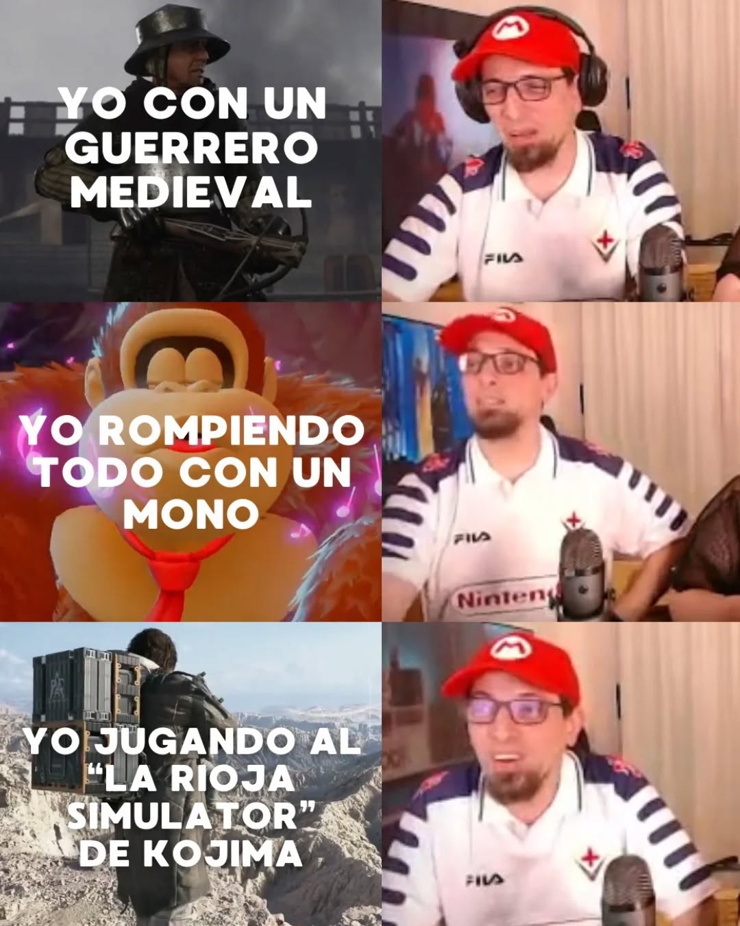 El lunes tuvimos especial de los Game Awards y repasamos 3 de los nominados a Gotys (Kingdom Come II, Donkey Kong Bananza y Death Stranding II) y tuvimos momentazos 🎮💚

Tuvimos una sorpresa muy grande con nuestro amigo Kojima y su trabajo como escritor, director, jefe de casting y mucho trabajo más que no nos alcanza para recordar 🇯🇵👨🏻‍🍼

Si querés ver nuestra previa de los #gameawards ya está disponible el programa completo en nuestro canal de Youtube 💻✨