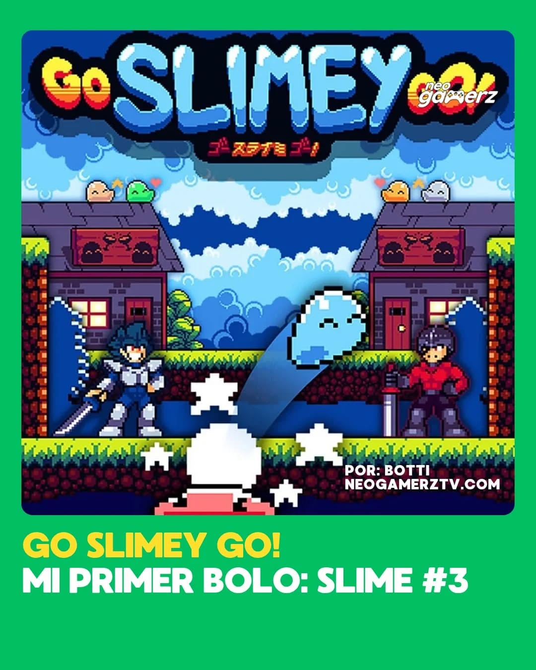 NUEVO ANALISIS: GO SLIMEY GO! 💙

Antes de cerrar la semana, les traemos la reseña de @goslimeygo el nuevo juego desarrollado por @tembachic @chabbie.enjapon , @joaquin.a.calvo y @tonileys (sin dudas un dream team del desarrollo argentino) que salió el 9 diciembre del año pasado 🎮

Actualmente disponible para PC (y esperemos que para más plataformas) nos propone un juego de plataforma con estilo pixelart y un diseño de niveles que nos recordará a clásicos del género como Sonic o Mario, dando una vuelta muy interesante al género 💚. 

Si querés saber más sobre el juego, te recomendamos leer el análisis completo escrito por @nahue_botti en nuestra página 💻